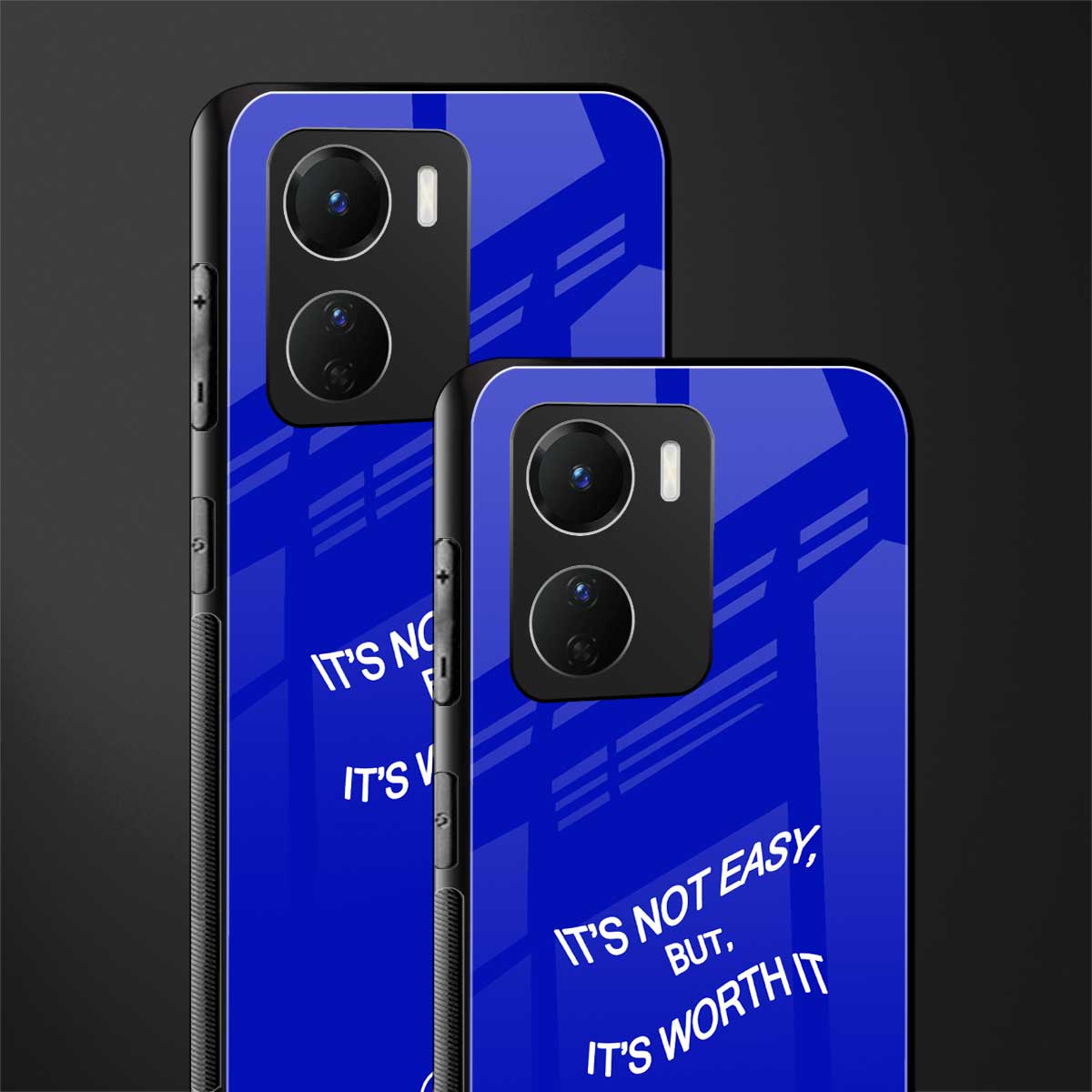 worth it back phone cover | glass case for vivo y16