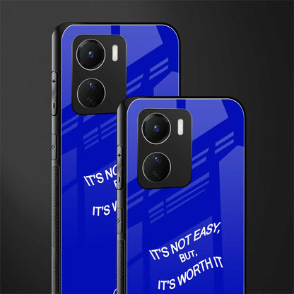 worth it back phone cover | glass case for vivo y16