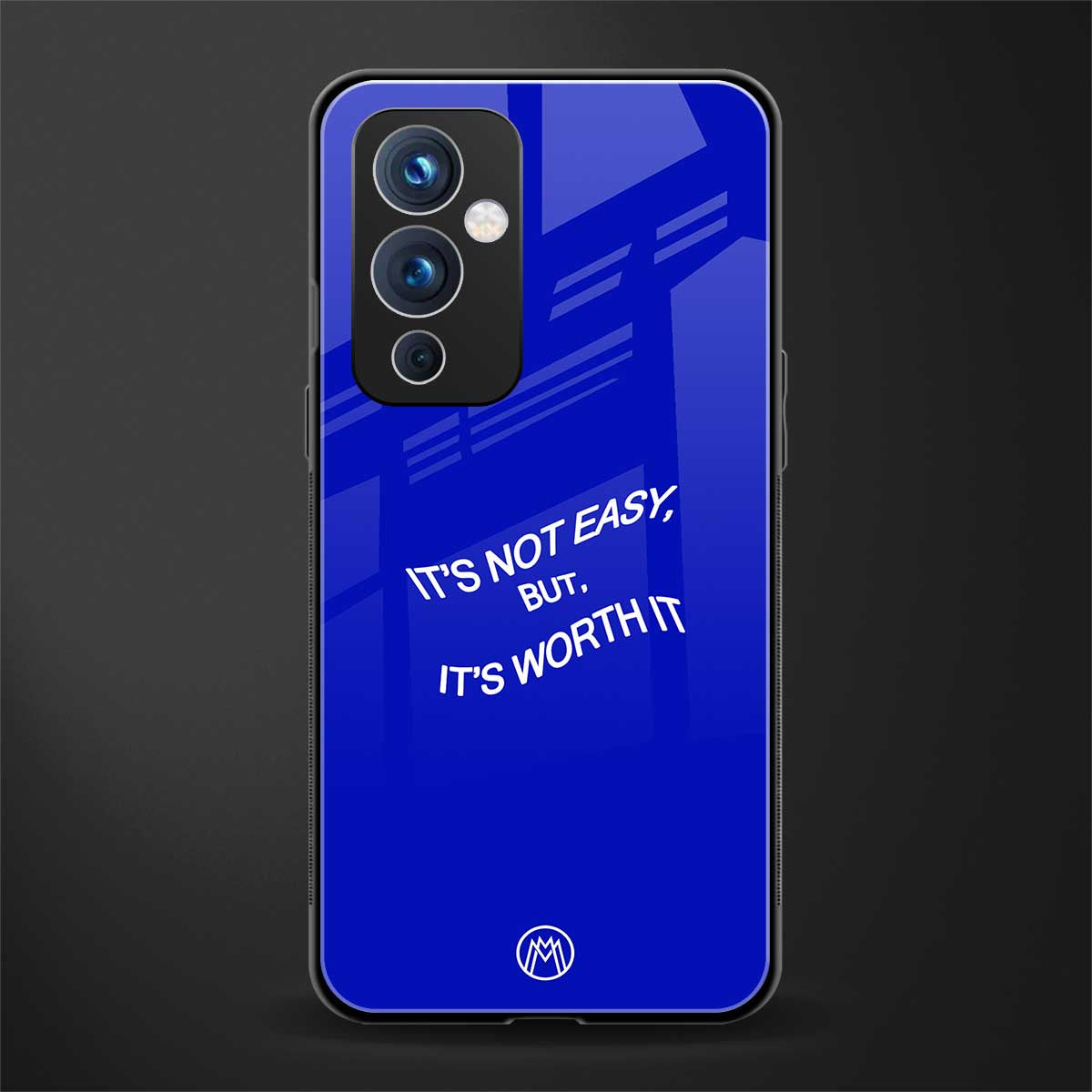 worth it back phone cover | glass case for oneplus 9