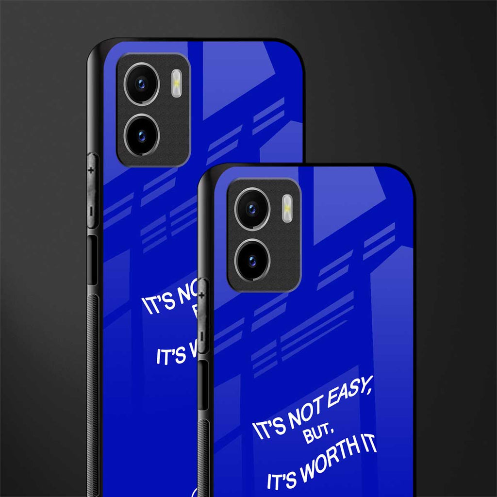 worth it back phone cover | glass case for vivo y72