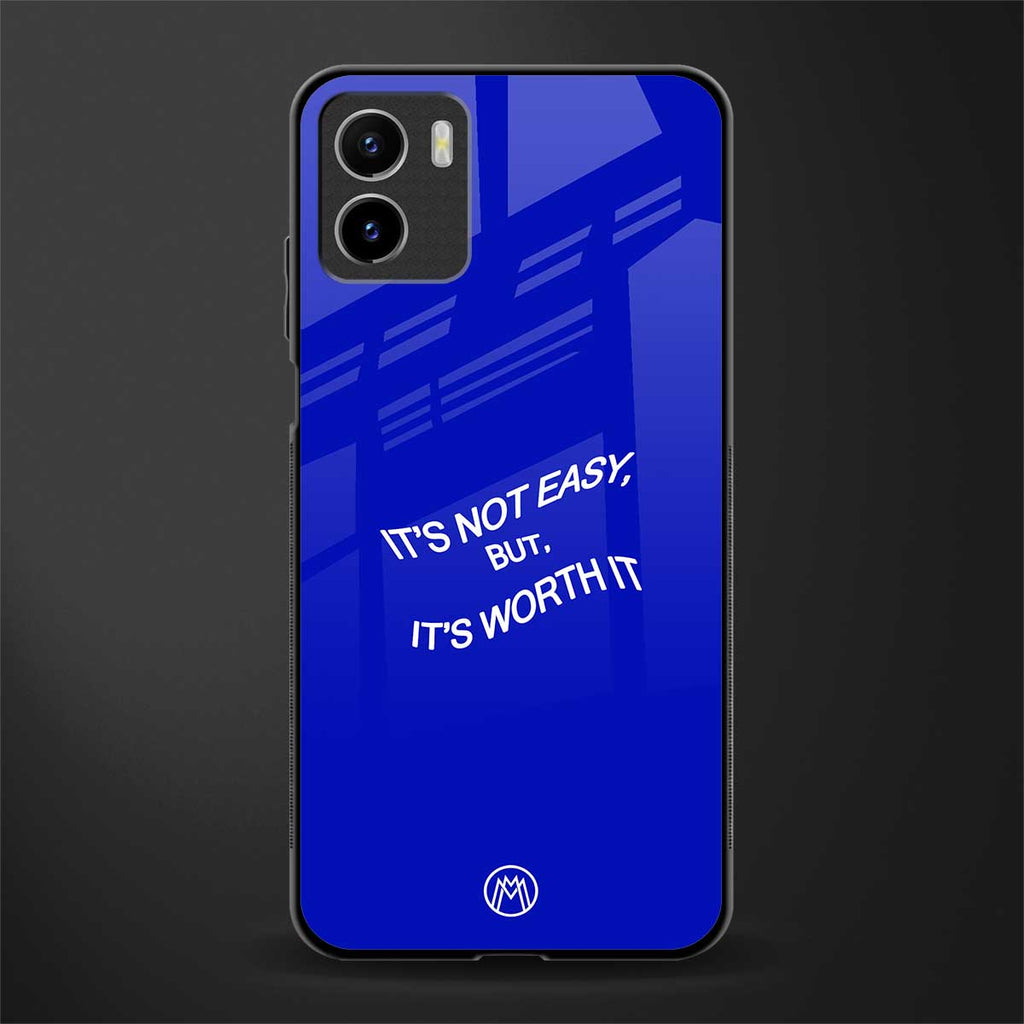 worth it back phone cover | glass case for vivo y72