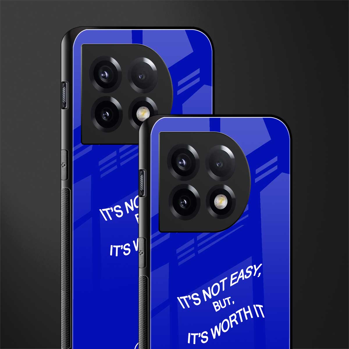 worth it back phone cover | glass case for oneplus 11