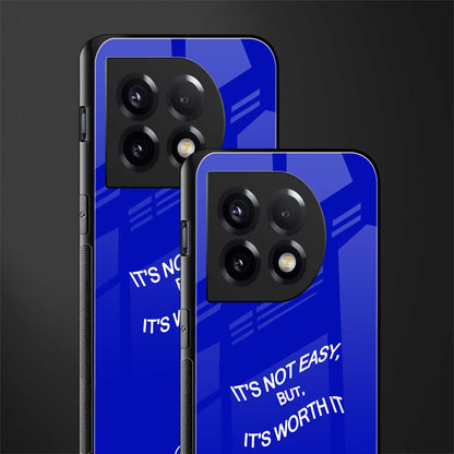 worth it back phone cover | glass case for oneplus 11