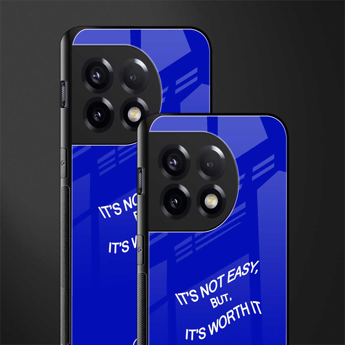 worth it back phone cover | glass case for oneplus 11r