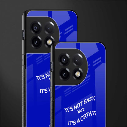 worth it back phone cover | glass case for oneplus 11r