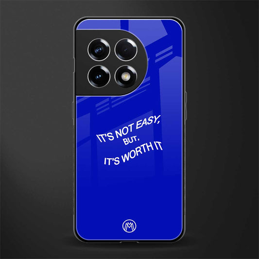 worth it back phone cover | glass case for oneplus 11r