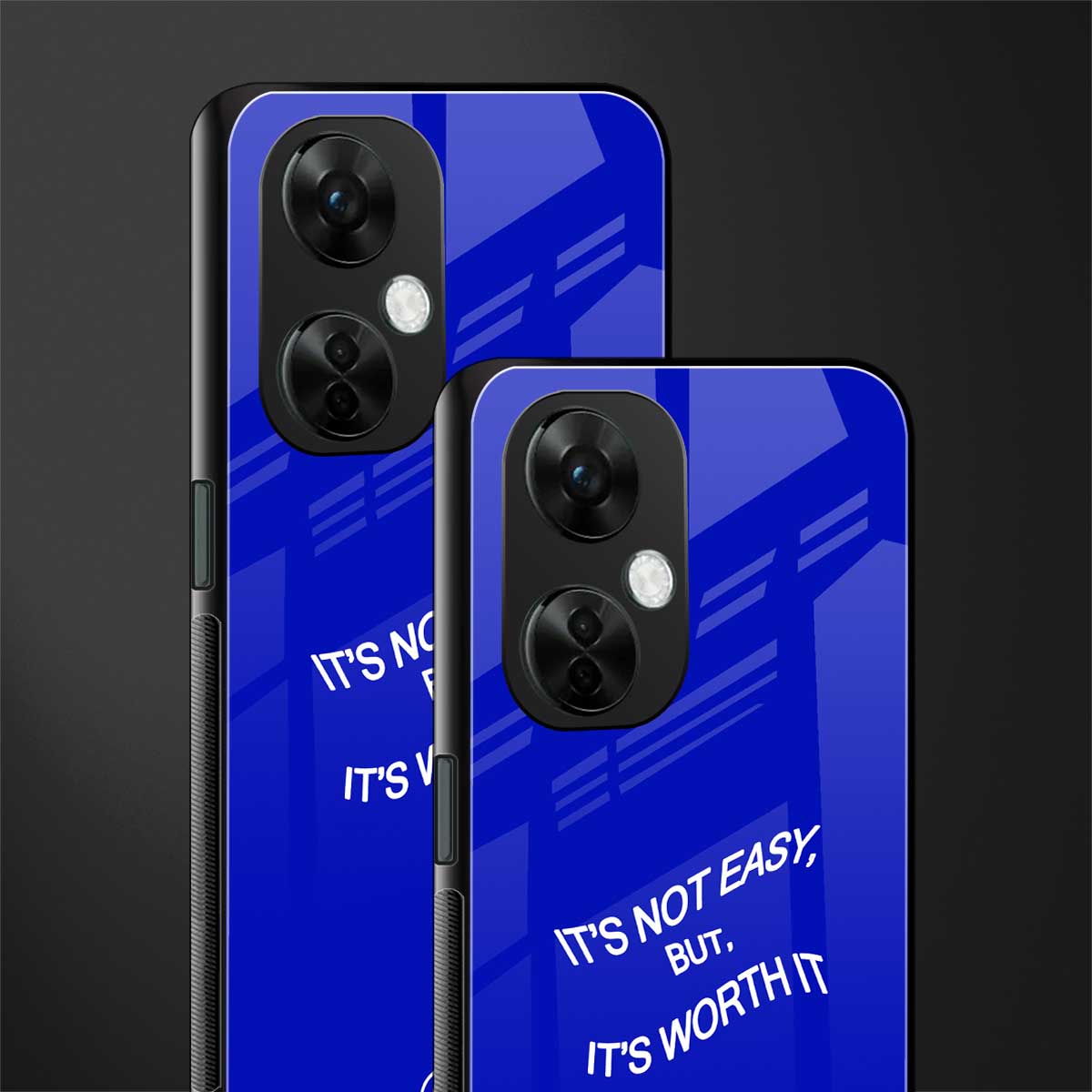worth it back phone cover | glass case for oneplus nord ce 3 lite