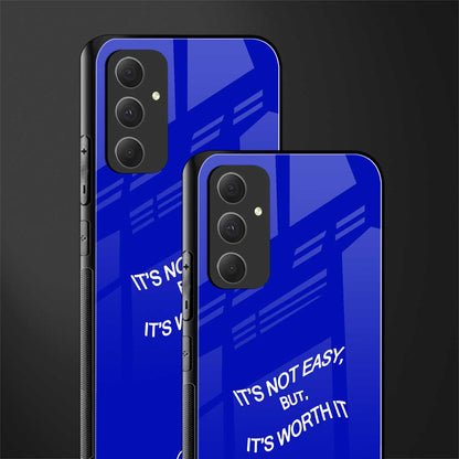 worth it back phone cover | glass case for samsung galaxy a54 5g