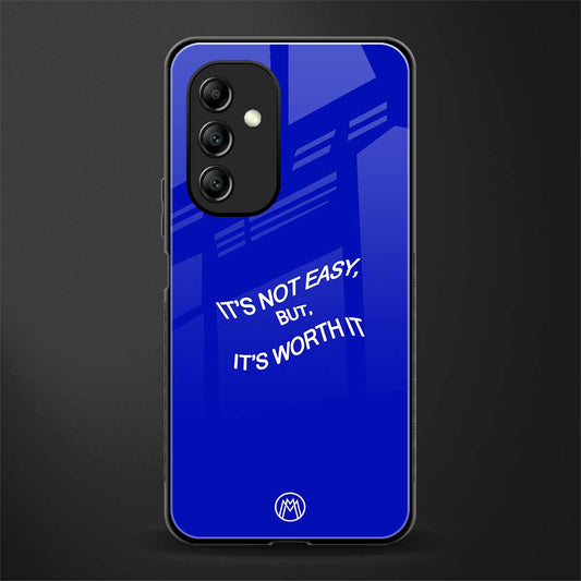 worth it back phone cover | glass case for samsung galaxy a14 5g