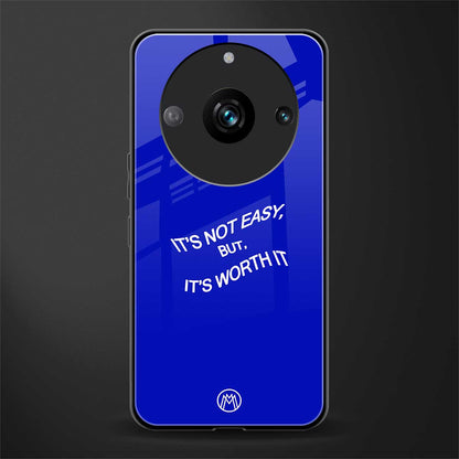 worth it back phone cover | glass case for realme 11 pro 5g