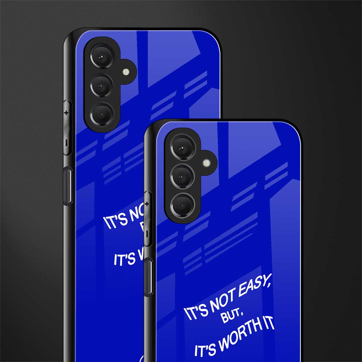 worth it back phone cover | glass case for samsun galaxy a24 4g