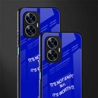 worth it back phone cover | glass case for realme c55