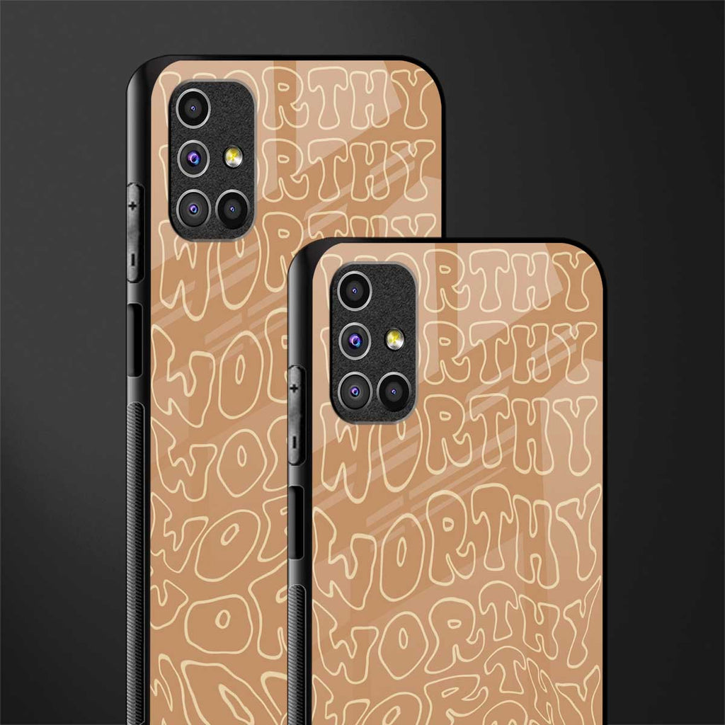 worthy glass case for samsung galaxy m31s image-2