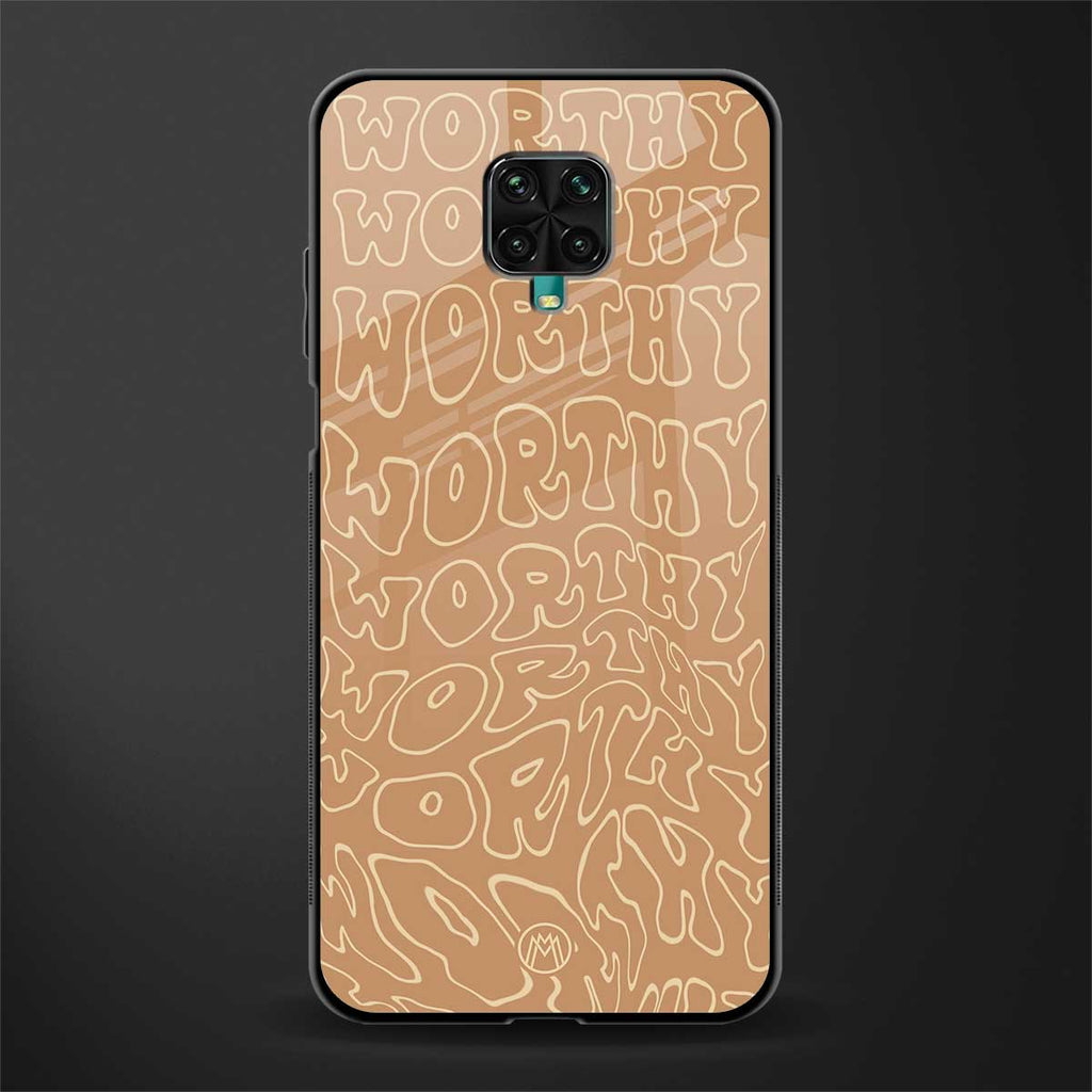 worthy glass case for redmi note 9 pro image