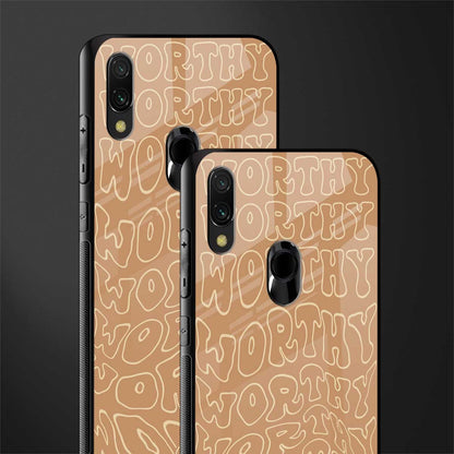 worthy glass case for redmi note 7 pro image-2
