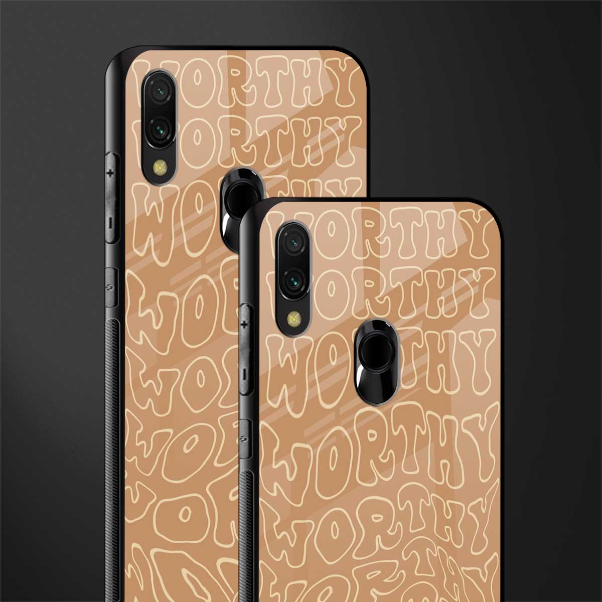 worthy glass case for redmi 7redmi y3 image-2