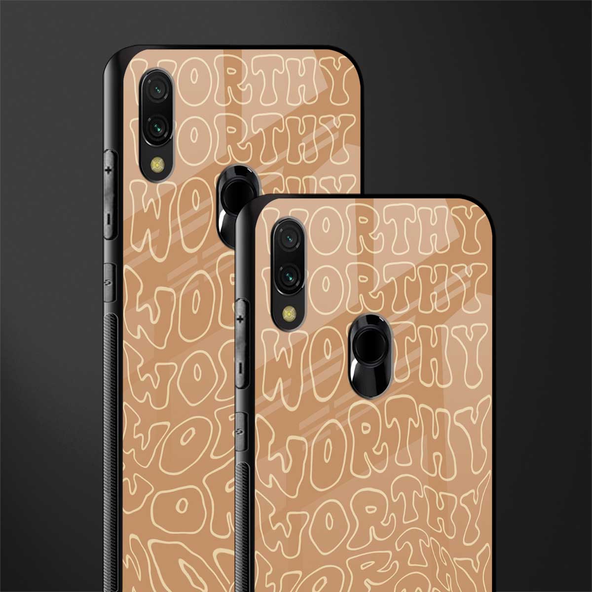 worthy glass case for redmi y3 image-2