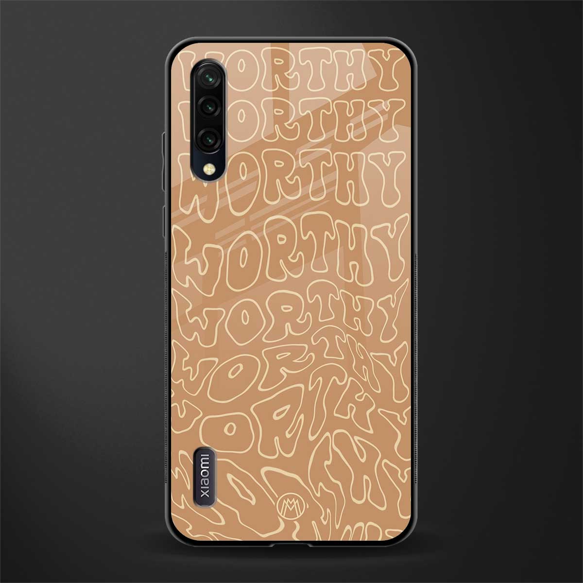 worthy glass case for mi a3 redmi a3 image