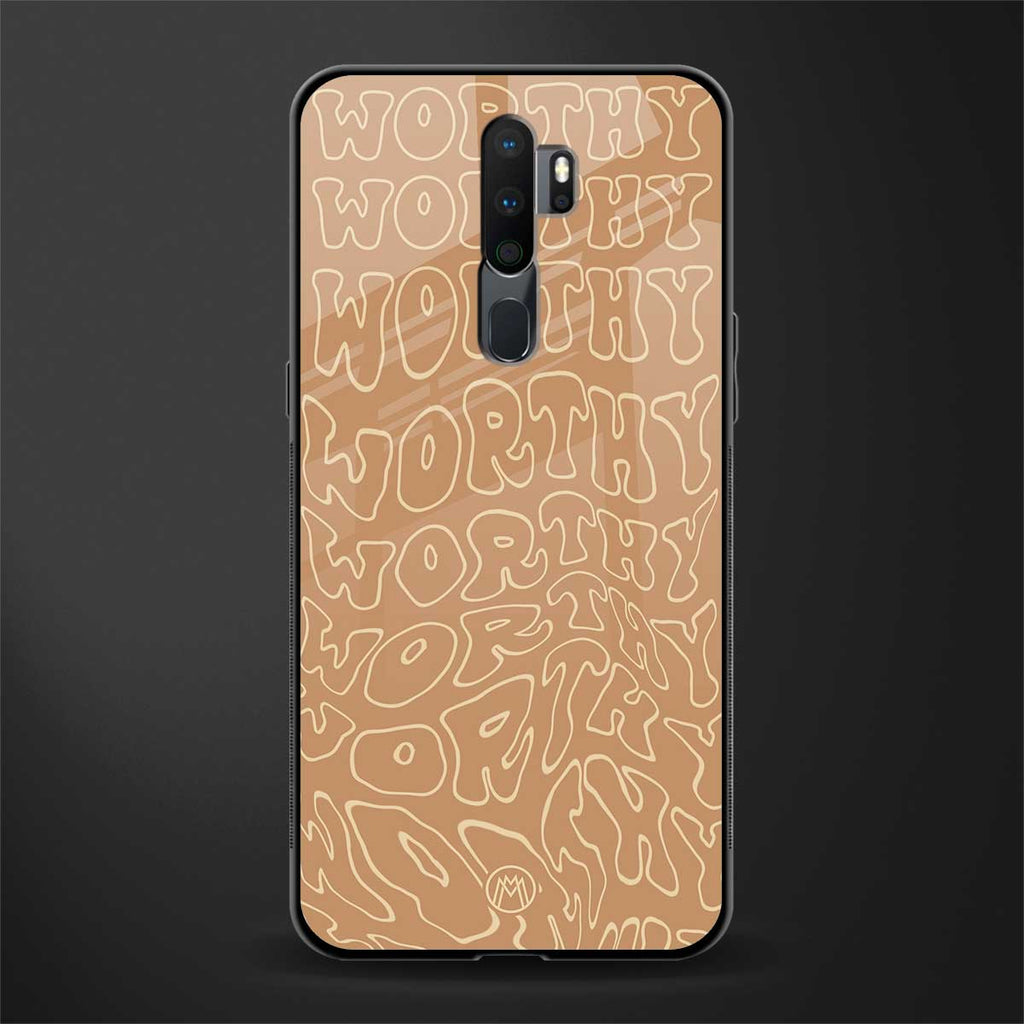 worthy glass case for oppo a9 2020 image