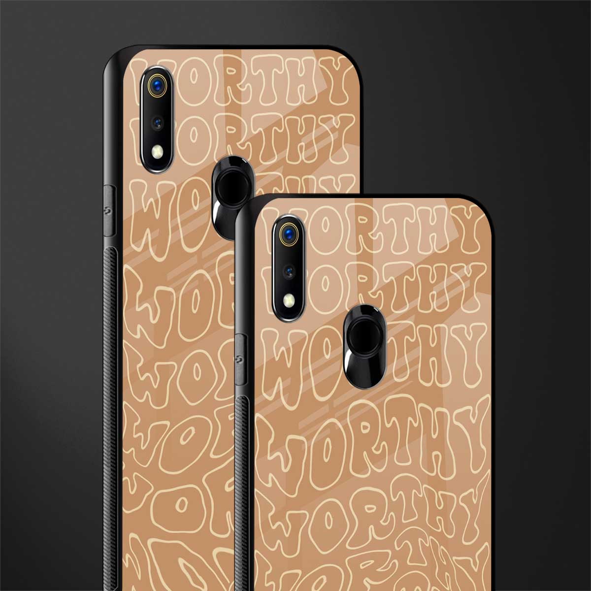 worthy glass case for realme 3 pro image-2