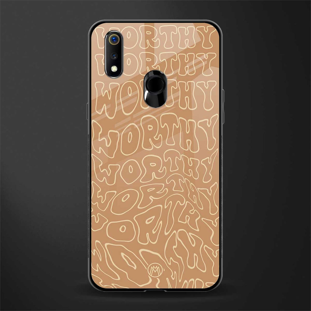worthy glass case for realme 3 pro image