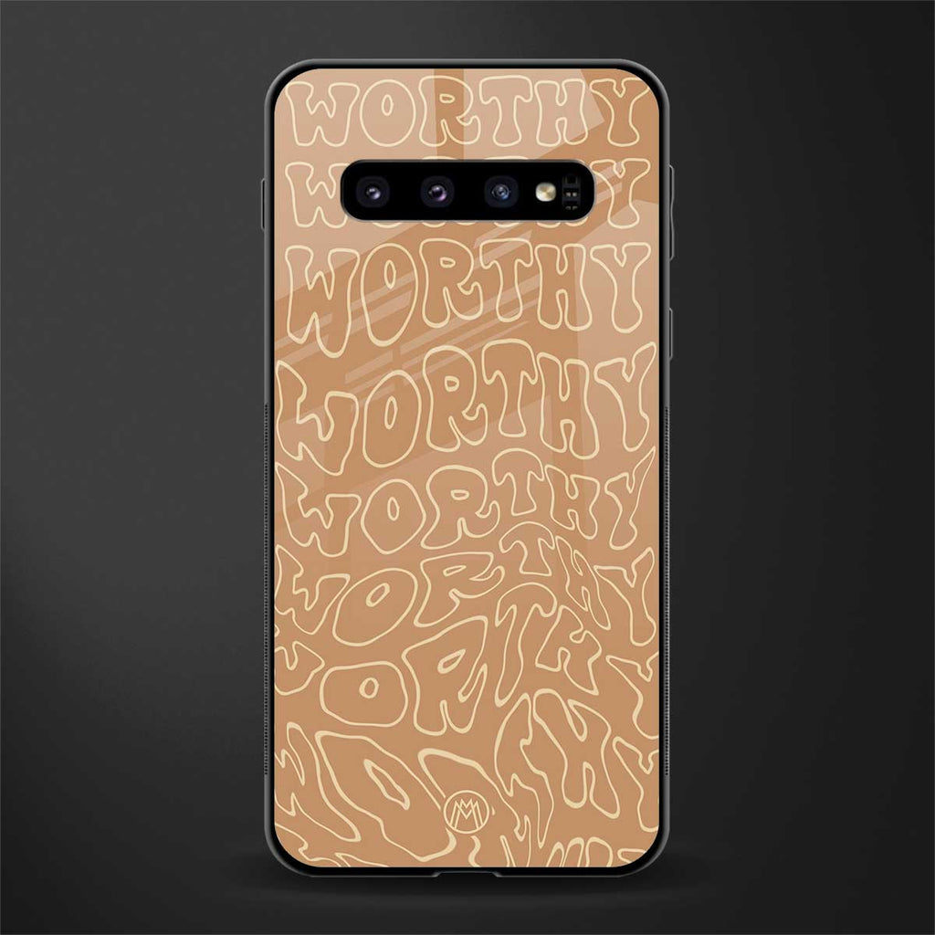 worthy glass case for samsung galaxy s10 plus image