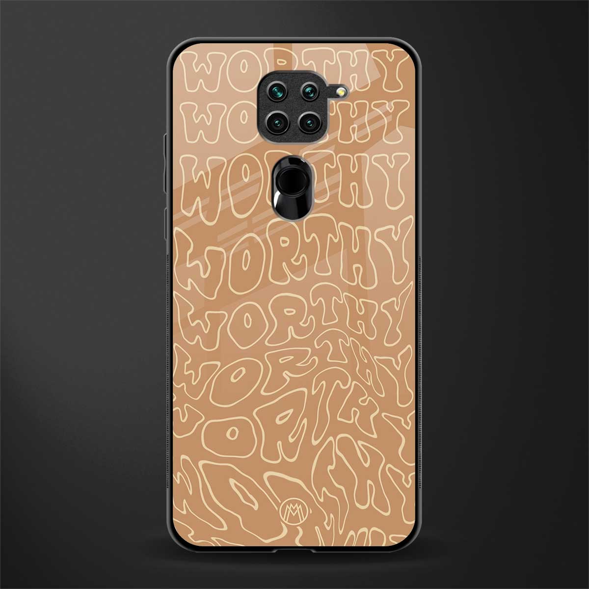 worthy glass case for redmi note 9 image