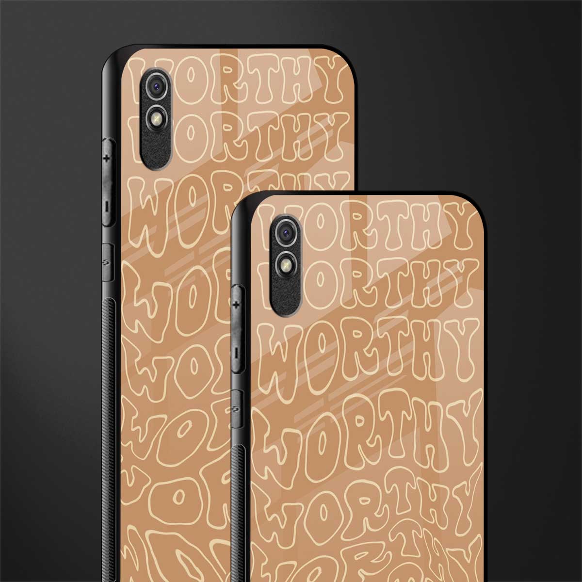 worthy glass case for redmi 9i image-2