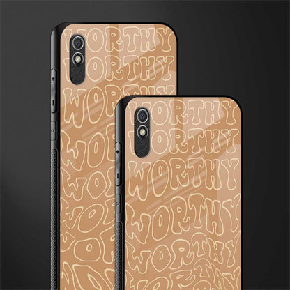 worthy glass case for redmi 9i image-2