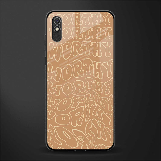 worthy glass case for redmi 9a image