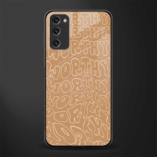 worthy glass case for samsung galaxy s20 fe image