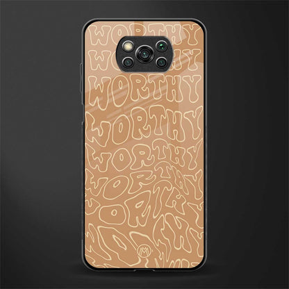 worthy glass case for poco x3 image