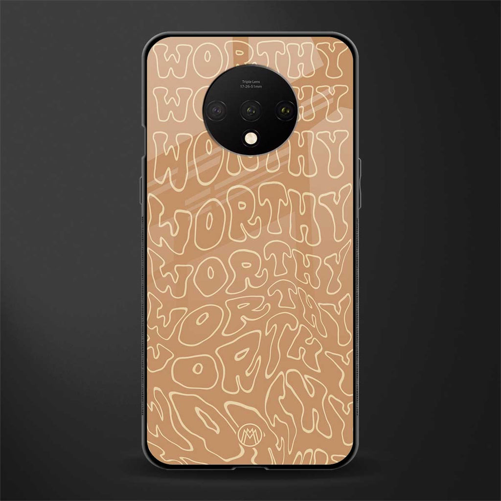worthy glass case for oneplus 7t image