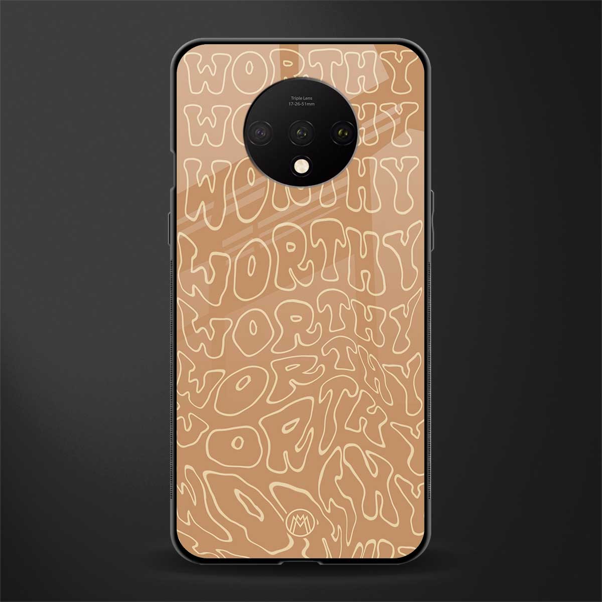 worthy glass case for oneplus 7t image