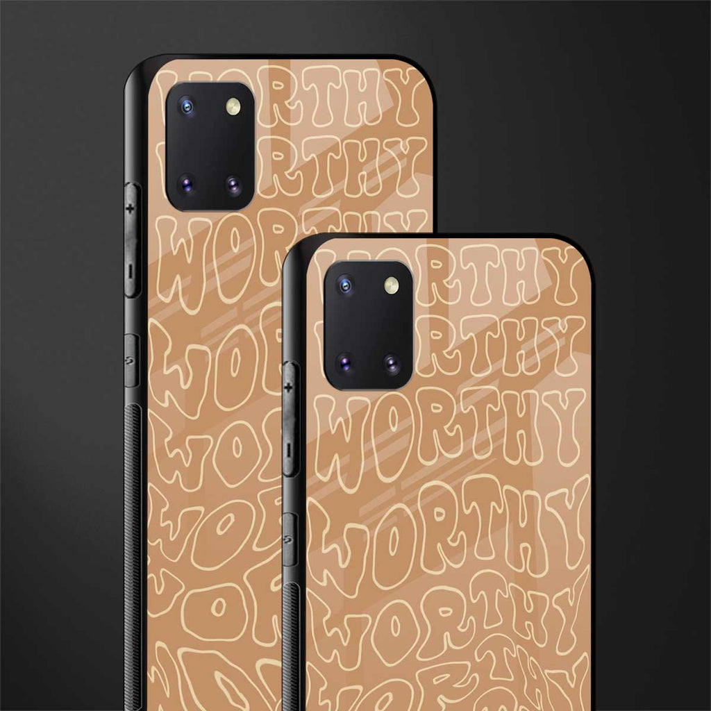 worthy glass case for samsung galaxy note 10 lite image-2
