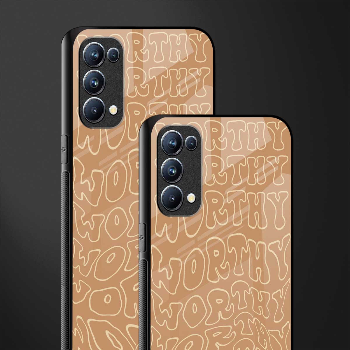 worthy back phone cover | glass case for oppo reno 5