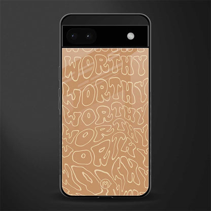 worthy back phone cover | glass case for google pixel 6a