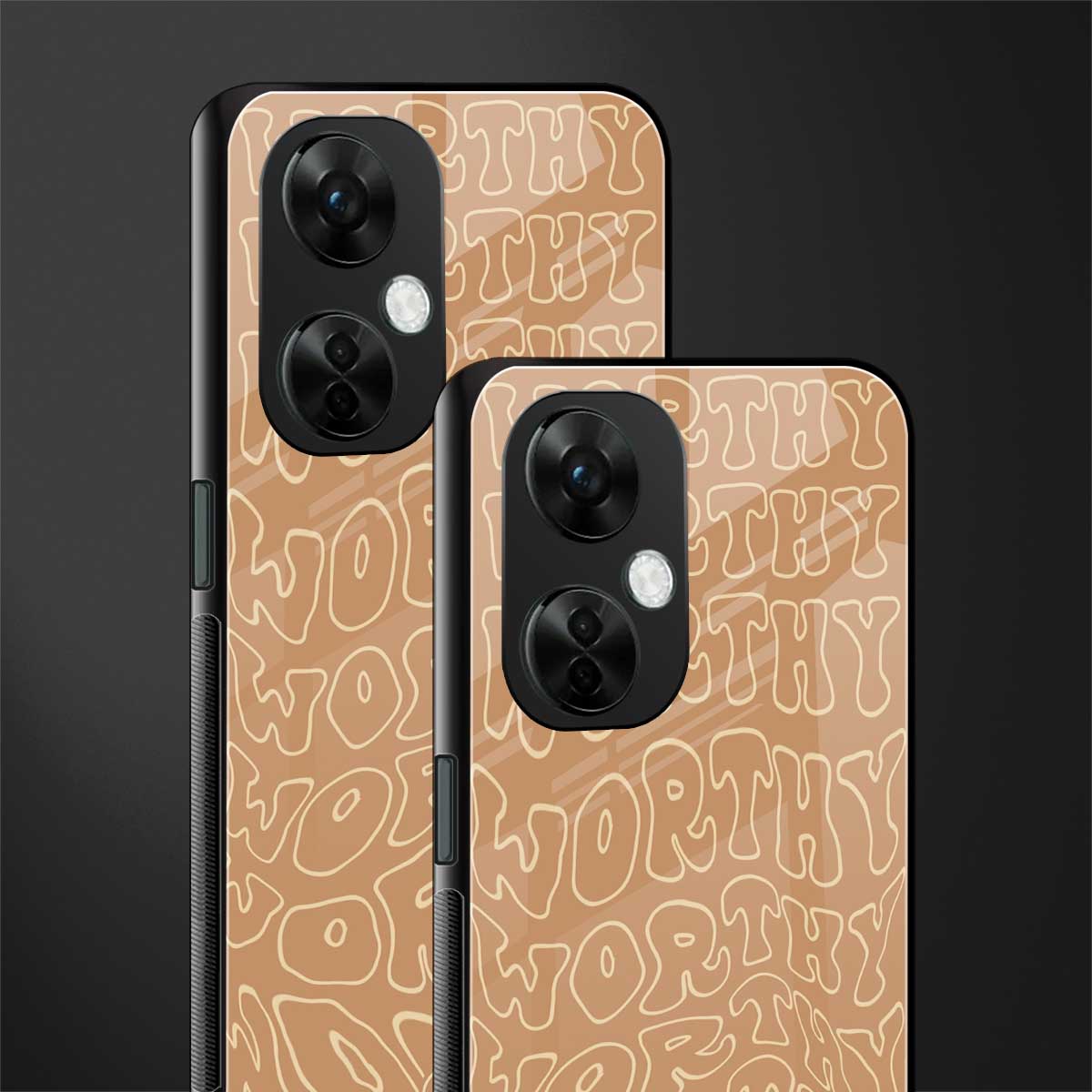 worthy back phone cover | glass case for oneplus nord ce 3 lite
