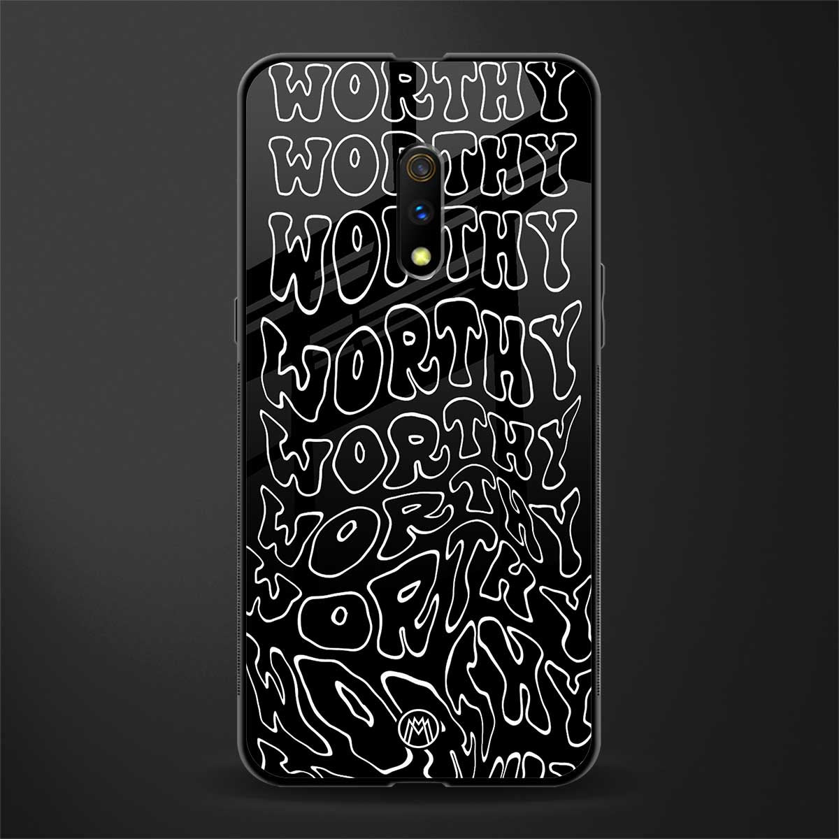 worthy black glass case for oppo k3 image
