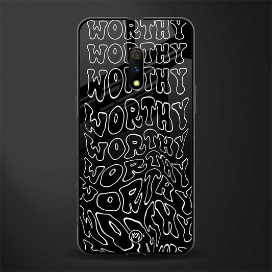 worthy black glass case for oppo k3 image