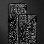 worthy black glass case for samsung galaxy m51 image-2