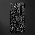 worthy black glass case for samsung galaxy m51 image