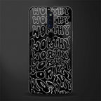 worthy black glass case for oppo f11 pro image