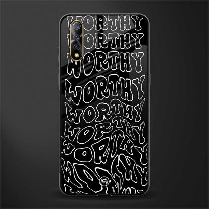 worthy black glass case for vivo z1x image