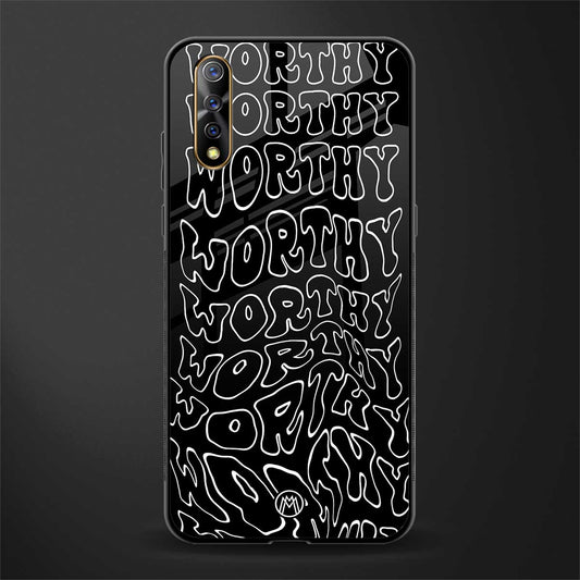 worthy black glass case for vivo z1x image