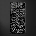 worthy black glass case for vivo v15 pro image