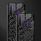 worthy black glass case for realme 5 image-2