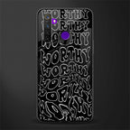 worthy black glass case for realme narzo 10 image