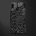 worthy black glass case for samsung galaxy a20 image