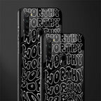 worthy black glass case for redmi note 8 image-2